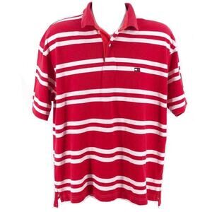 90s Tommy Hilfiger striped polo shirt 1990s vintage